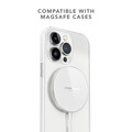 Vonmählen Aura Mini, magnetisches WL Charging Pad, weiß
