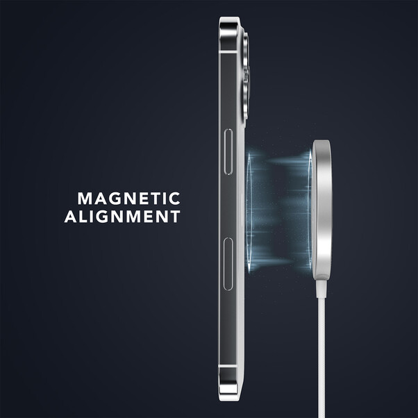 Sie sehen das Produktbild 04 von Vonmählen Aura Mini, magnetisches WL Charging Pad, weiß Vonmählen Aura Mini, magnetisches WL Charging Pad, weiß