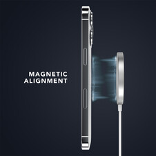 Sie sehen das Produktbild 04 von Vonmählen Aura Mini, magnetisches WL Charging Pad, weiß Vonmählen Aura Mini, magnetisches WL Charging Pad, weiß