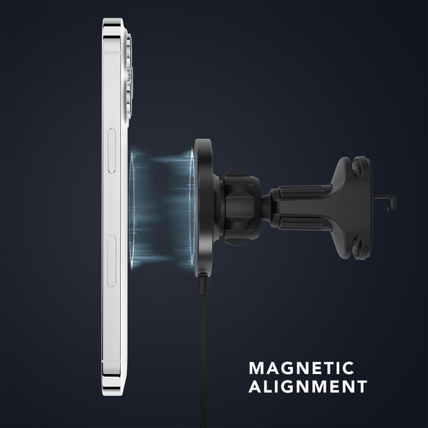 Sie sehen das Produktbild 03 von Vonmählen Aura Car, magnetisches WL Auto-Charging Pad, schwarz Vonmählen Aura Car, magnetisches WL Auto-Charging Pad, schwarz