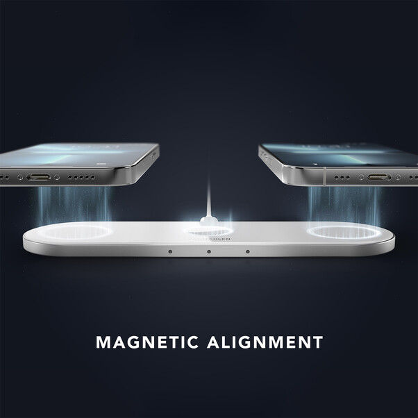Vonmählen Aura Home, 3-in-1 WL Charging Station, weiß