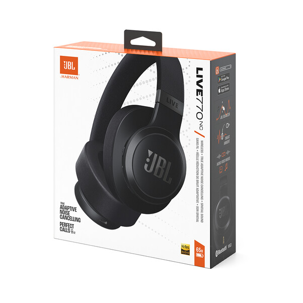 JBL Live 770NC, Over-Ear Bluetooth Kopfhörer, schwarz