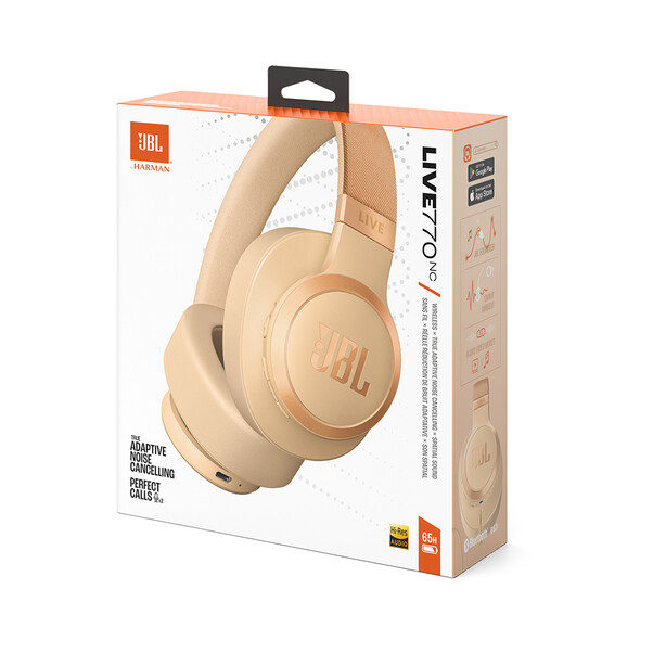 JBL Live 770NC, Over-Ear Bluetooth Kopfhörer, satin