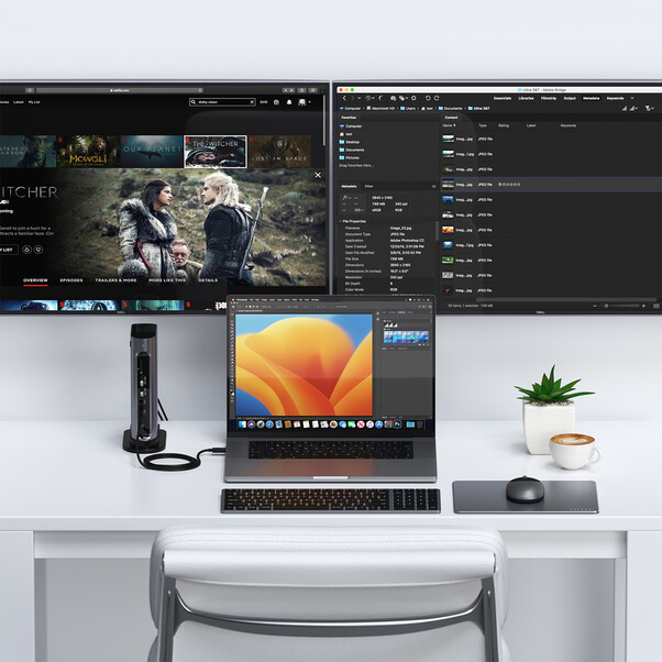 Satechi Thunderbolt 4 Multimedia Pro Dock, space grau