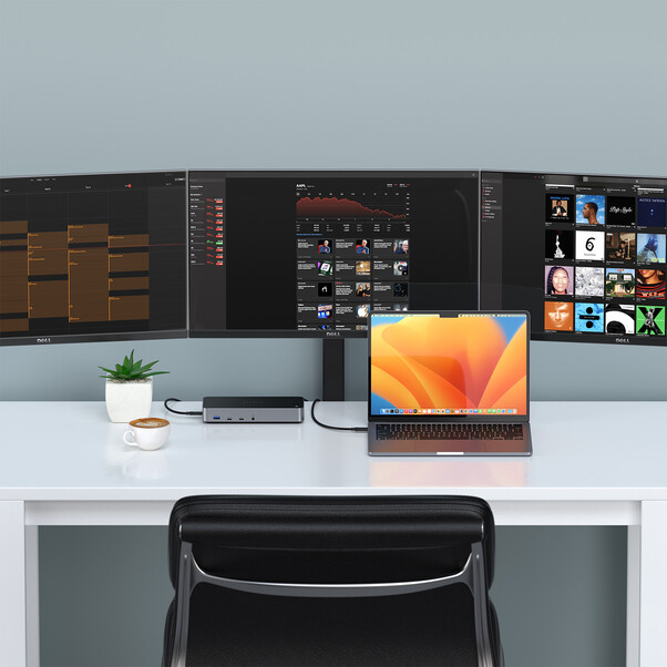Sie sehen das Produktbild 07 von Satechi Thunderbolt 4K Display Docking Station Satechi Thunderbolt 4K Display Docking Station