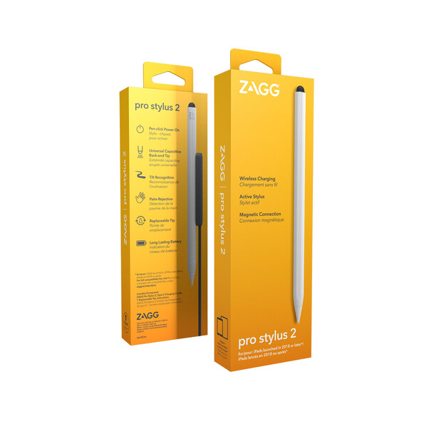 Zagg Pro Stylus 2 Eingabestift kabellos, weiss