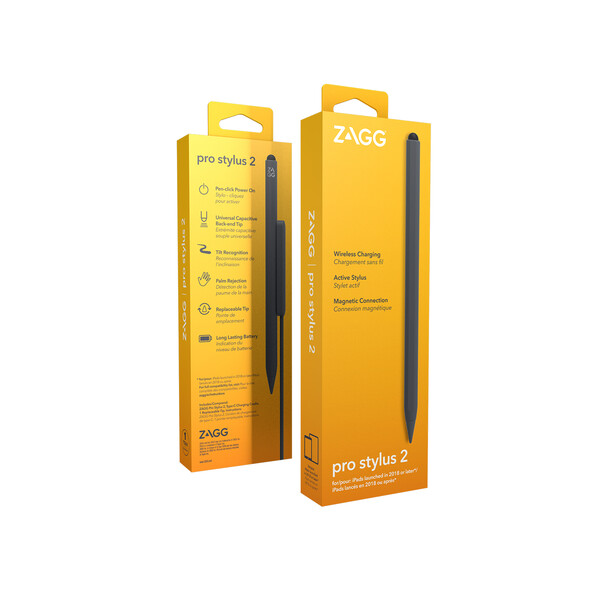 Zagg Pro Stylus 2 Eingabestift kabellos, grau