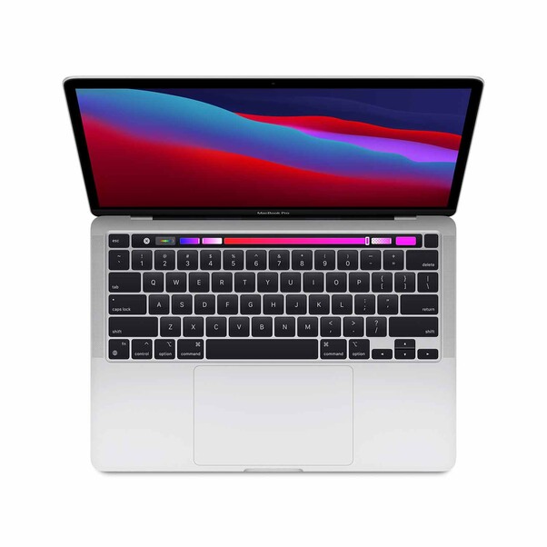 MacBook Pro 13" M1 Chip 8-Core CPU und 8-Core GPU, 8GB, 512GB, silber >