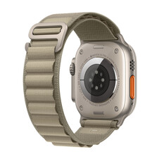 Apple Watch Ultra 2 GPS + Cellular, Titan, 49mm Alpinarmband, large, oliv