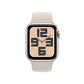 Sie sehen das Produktbild 02 von Apple Watch SE GPS, Aluminum polarstern, 40mm mit Sportarmband, polarstern - M/L> Apple Watch SE GPS, Aluminum polarstern, 40mm mit Sportarmband, polarstern - M/L>