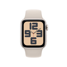 Sie sehen das Produktbild 02 von Apple Watch SE GPS, Aluminum polarstern, 40mm mit Sportarmband, polarstern - M/L> Apple Watch SE GPS, Aluminum polarstern, 40mm mit Sportarmband, polarstern - M/L>