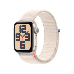 Apple Watch SE GPS, Aluminum polarstern, 40mm mit Sport Loop, polarstern&amp;gt;