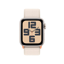 Apple Watch SE GPS, Aluminum polarstern, 40mm mit Sport Loop, polarstern>