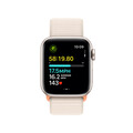 Apple Watch SE GPS, Aluminum polarstern, 40mm mit Sport Loop, polarstern>