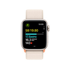 Apple Watch SE GPS, Aluminum polarstern, 40mm mit Sport Loop, polarstern>