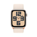 Apple Watch SE GPS, Aluminum polarstern, 44mm mit Sport Loop, polarstern>