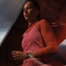 Apple Watch Series 9 GPS, Aluminium mitternacht, 41mm mit Sportarmband, mitternacht - S/M&gt;
