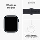 Apple Watch Series 9 GPS, Aluminium mitternacht, 41mm mit Sportarmband, mitternacht - S/M&gt;