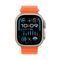 Apple Watch Ultra 2 GPS + Cellular, Titan, 49mm Ocean Armband, orange