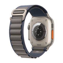 Apple Watch Ultra 2 GPS + Cellular, Titan, 49mm Alpinarmband, medium, blau