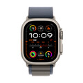 Apple Watch Ultra 2 GPS + Cellular, Titan, 49mm Alpinarmband, large, blau
