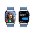 Sie sehen das Produktbild 08 von Apple Watch Series 9 GPS + Cellular, Aluminium silber, 41mm mit Sport Loop, winterblau> Apple Watch Series 9 GPS + Cellular, Aluminium silber, 41mm mit Sport Loop, winterblau>