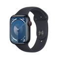 Apple Watch Series 9 GPS + Cellular, Aluminium mitternacht, 45mm mit Sportarmband, mitternacht - M/L