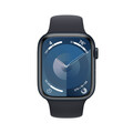 Apple Watch Series 9 GPS + Cellular, Aluminium mitternacht, 45mm mit Sportarmband, mitternacht - M/L