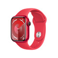 Sie sehen das Produktbild 01 von Apple Watch Series 9 GPS + Cellular, Aluminium (PRODUCT)RED, 41mm mit Sportarmband, (PRODUCT)RED - S/M Apple Watch Series 9 GPS + Cellular, Aluminium (PRODUCT)RED, 41mm mit Sportarmband, (PRODUCT)RED - S/M