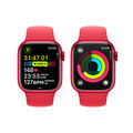 Sie sehen das Produktbild 08 von Apple Watch Series 9 GPS + Cellular, Aluminium (PRODUCT)RED, 41mm mit Sportarmband, (PRODUCT)RED - S/M Apple Watch Series 9 GPS + Cellular, Aluminium (PRODUCT)RED, 41mm mit Sportarmband, (PRODUCT)RED - S/M