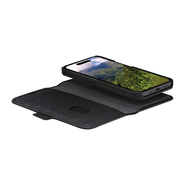 dbramante 2in1 Case New York für iPhone 15 Pro, schwarz>