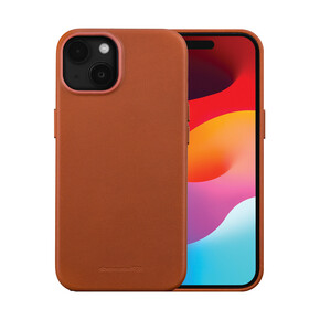 Sie sehen das Produkt dbramante Roskilde Case mit MagSafe für iPhone 15, braun, Produktbild: 01 dbramante Roskilde Case mit MagSafe für iPhone 15, braun