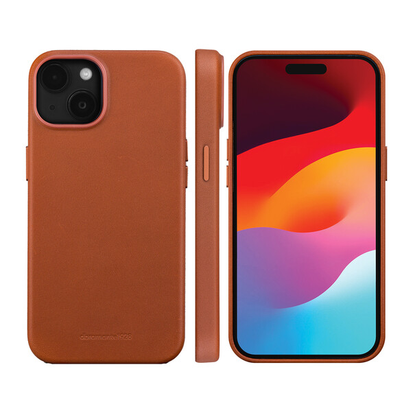 dbramante Roskilde Case mit MagSafe für iPhone 15, braun