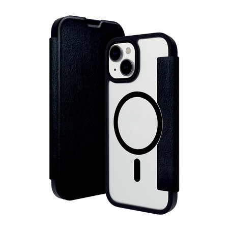 Sie sehen das Produktbild 01 von dbramante Helsinki Case mit MagSafe für iPhone 15, schwarz/transparent > dbramante Helsinki Case mit MagSafe für iPhone 15, schwarz/transparent >