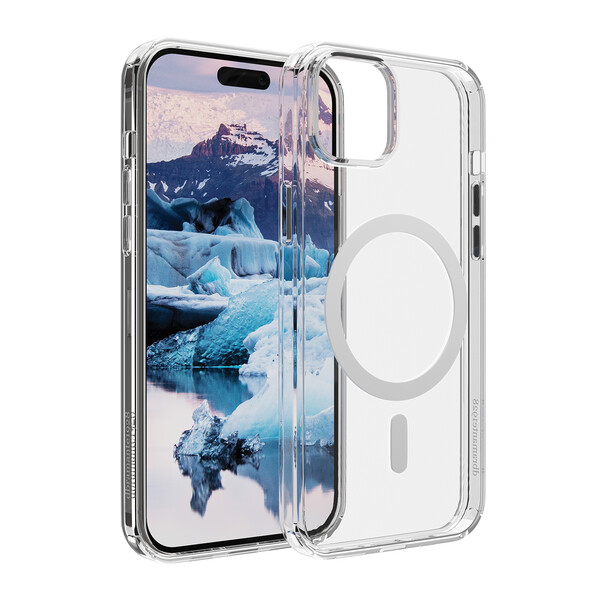 Sie sehen das Produktbild 02 von dbramante Iceland Pro Case mit MagSafe für iPhone 15, transparent dbramante Iceland Pro Case mit MagSafe für iPhone 15, transparent