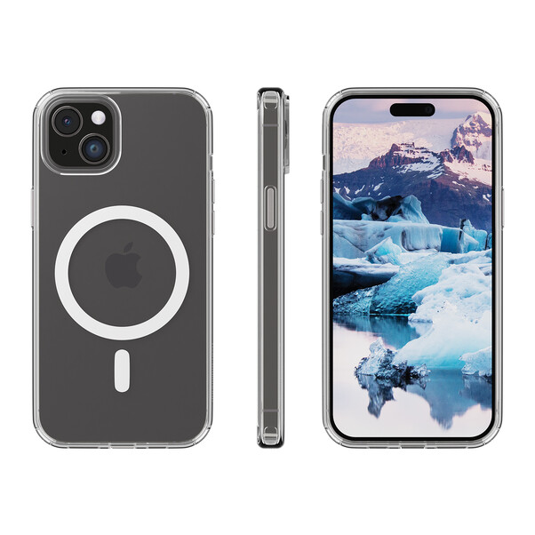 Sie sehen das Produktbild 03 von dbramante Iceland Pro Case mit MagSafe für iPhone 15, transparent dbramante Iceland Pro Case mit MagSafe für iPhone 15, transparent