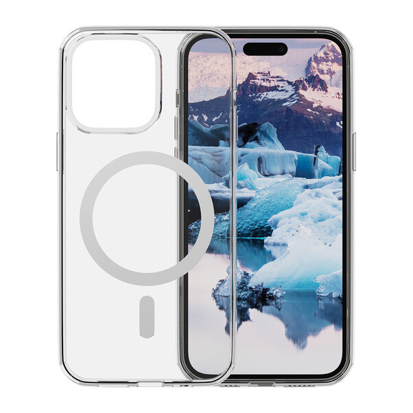 Sie sehen das Produktbild 01 von dbramante Iceland Pro Case mit MagSafe für iPhone 15 Pro, transparent> dbramante Iceland Pro Case mit MagSafe für iPhone 15 Pro, transparent>