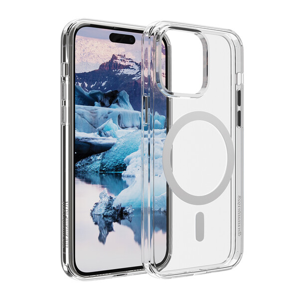 Sie sehen das Produktbild 02 von dbramante Iceland Pro Case mit MagSafe für iPhone 15 Pro, transparent> dbramante Iceland Pro Case mit MagSafe für iPhone 15 Pro, transparent>