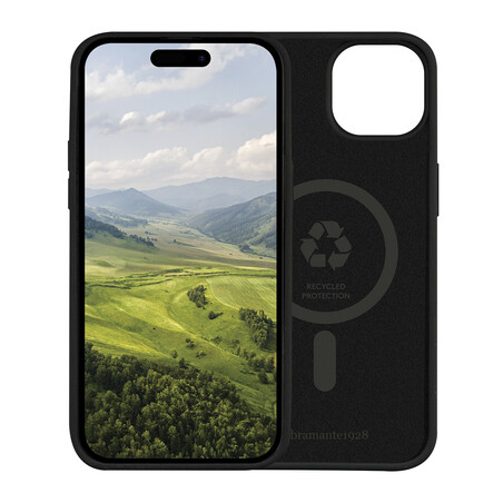Sie sehen das Produktbild 01 von dbramante Monaco Silikon Case mit MagSafe für iPhone 14/15, schwarz dbramante Monaco Silikon Case mit MagSafe für iPhone 14/15, schwarz