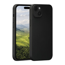 dbramante Monaco Silikon Case mit MagSafe für iPhone 13/14/15/16e, schwarz