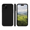 dbramante Monaco Silikon Case mit MagSafe für iPhone 13/14/15/16e, schwarz