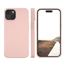 Sie sehen das Produktbild 03 von dbramante Monaco Silkon Case mit MagSafe für iPhone 14/15, pink sand dbramante Monaco Silkon Case mit MagSafe für iPhone 14/15, pink sand