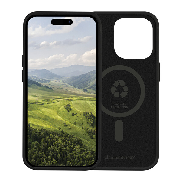 Sie sehen das Produktbild 01 von dbramante Monaco Silikon Case mit MagSafe für iPhone 15 Pro Max, schwarz dbramante Monaco Silikon Case mit MagSafe für iPhone 15 Pro Max, schwarz