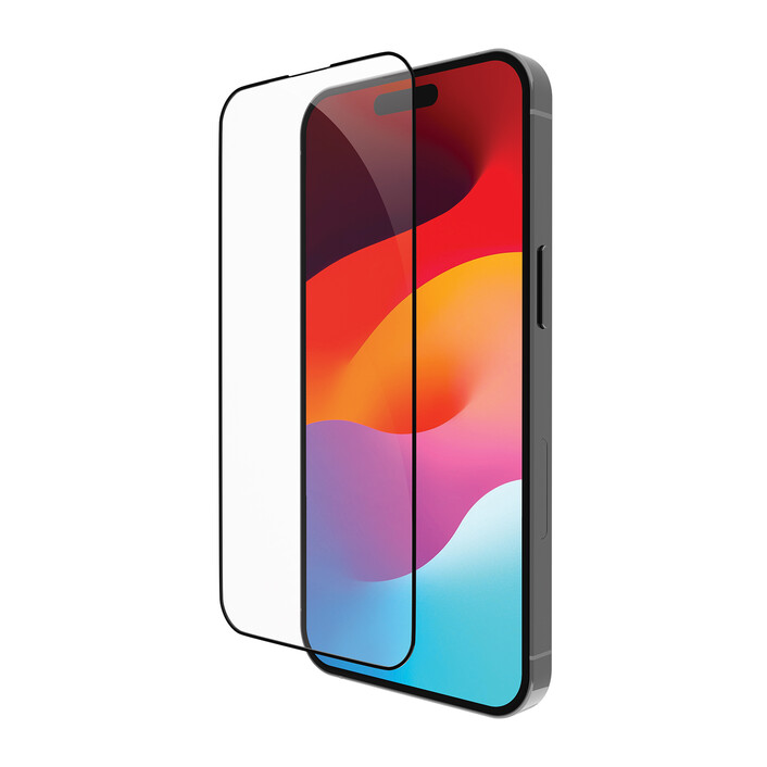 dbramante eco-shield Displayschutzfolie für iPhone 15, schwarz >