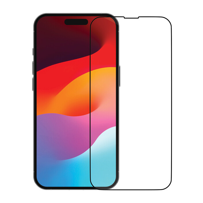 dbramante eco-shield Displayschutzfolie für iPhone 15, schwarz >