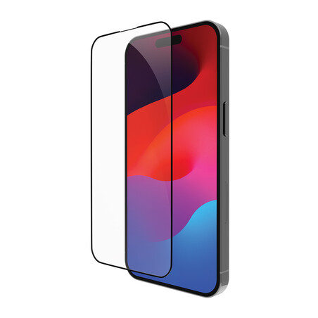 dbramante eco-shield Displayschutzfolie für iPhone 15 Pro Max, schwarz >