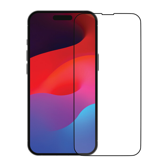 dbramante eco-shield Displayschutzfolie für iPhone 15 Pro Max, schwarz >