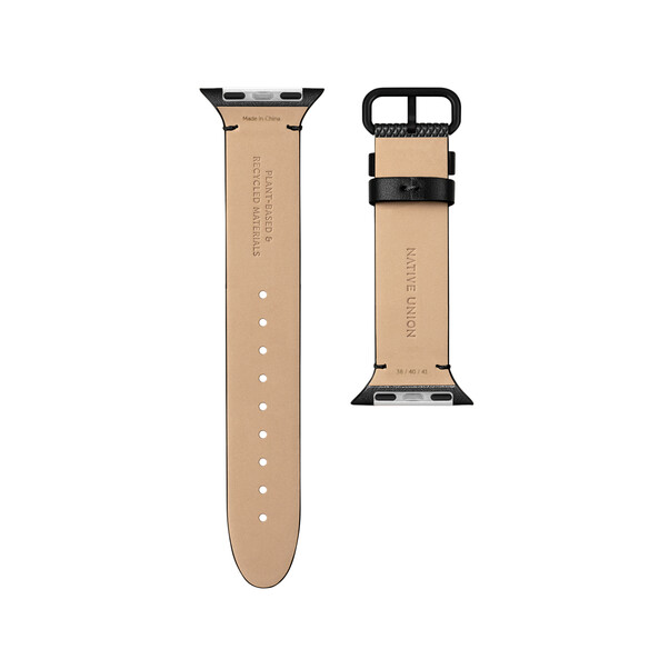 Sie sehen das Produktbild 02 von Native Union (Re)Classic Armband für Apple Watch 38/40/41 mm, schwarz > Native Union (Re)Classic Armband für Apple Watch 38/40/41 mm, schwarz >