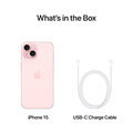 iPhone 15, 256GB, rose