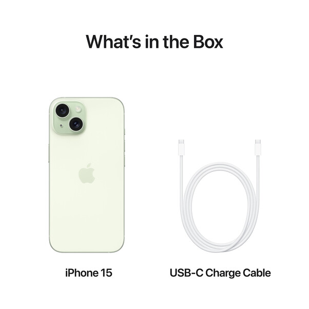 iPhone 15, 256GB, grün